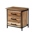 wood drawer cabinet storage bedside table nightstand